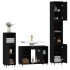 Juego de muebles de baño 3 pzas madera contrachapada