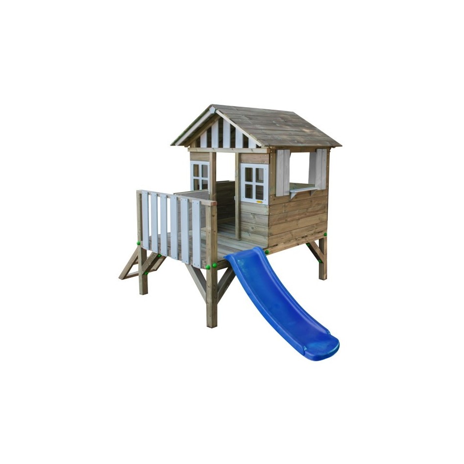 Casita infantil elevada, modelo Lollipop, disponible en 3 colores