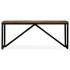 Banco de madera maciza reciclada 110x35x45