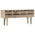 Aparador de madera maciza de mango 140x30x60