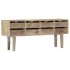 Aparador de madera maciza de mango 140x30x60