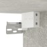 Set de muebles de TV 5 pzas madera contrachapada gris