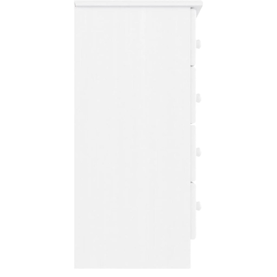 Cómoda cajonera ALTA madera maciza pino blanco 77x35x73