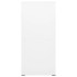 Armario archivador de acero blanco 46x62x133