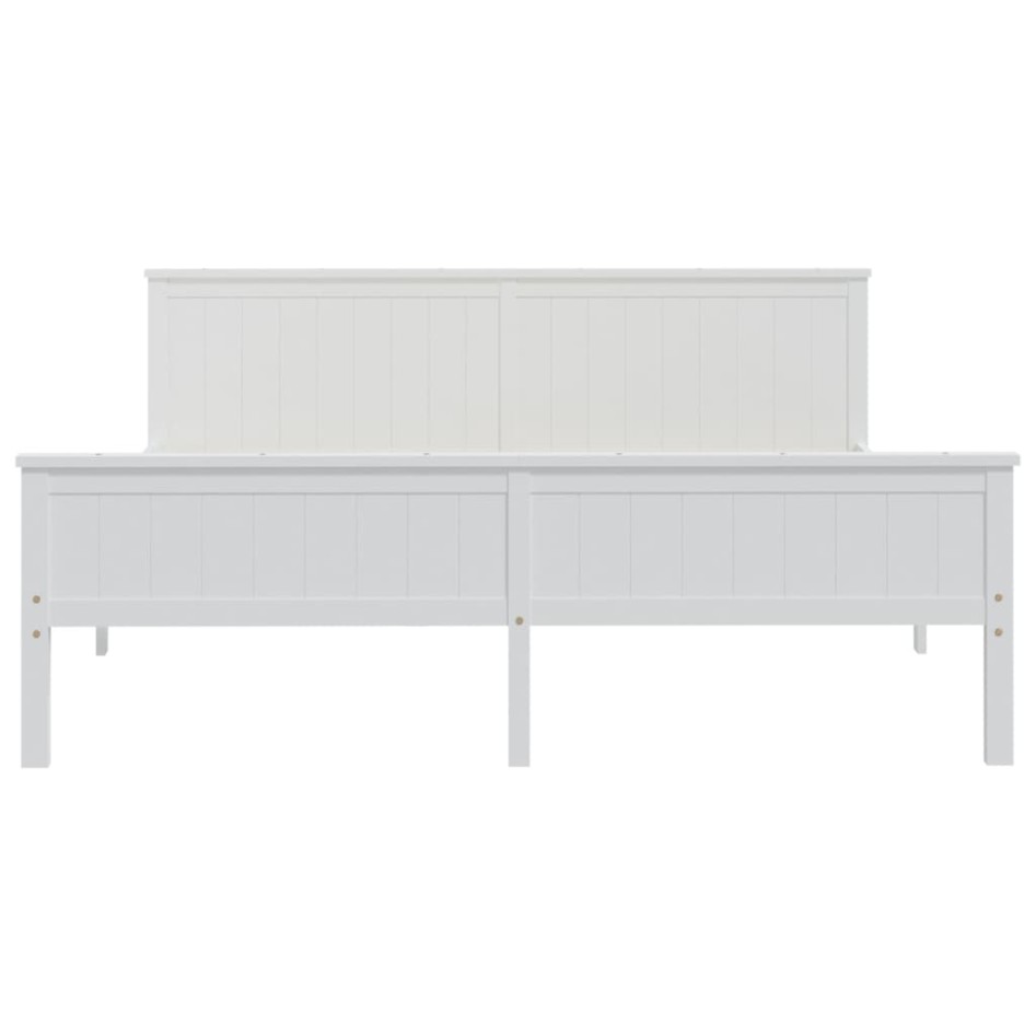 Estructura de cama madera maciza de pino 200x200