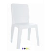 Silla de exterior apilable, modelo Iris