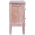 Aparador con 2 cajones madera maciza de caoba 90x30x60
