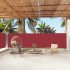 Toldo lateral retráctil rojo 160x1000