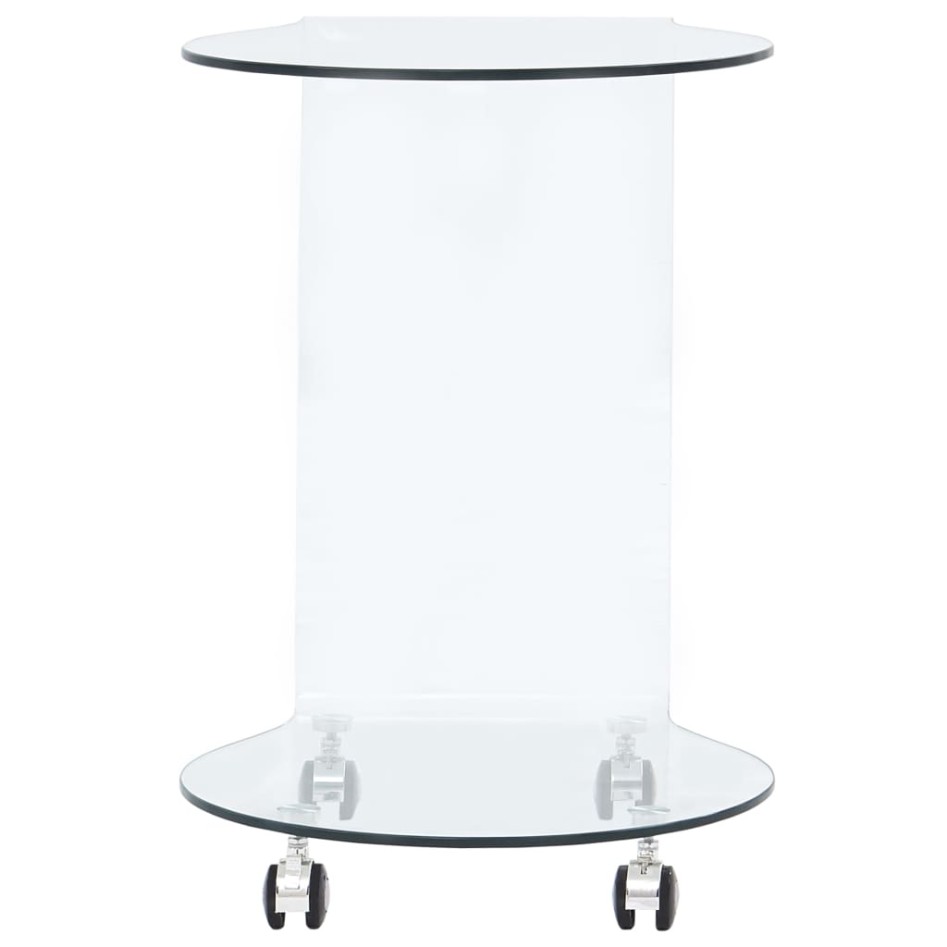 Mesa de centro de vidrio templado 45x40x58