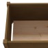 Jardineras 2 uds madera maciza de pino marrón miel 100x50x50