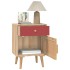 Mesitas de noche 2 uds madera contrachapada 40x30x55