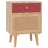 Mesitas de noche 2 uds madera contrachapada 40x30x55