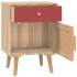 Mesitas de noche 2 uds madera contrachapada 40x30x55