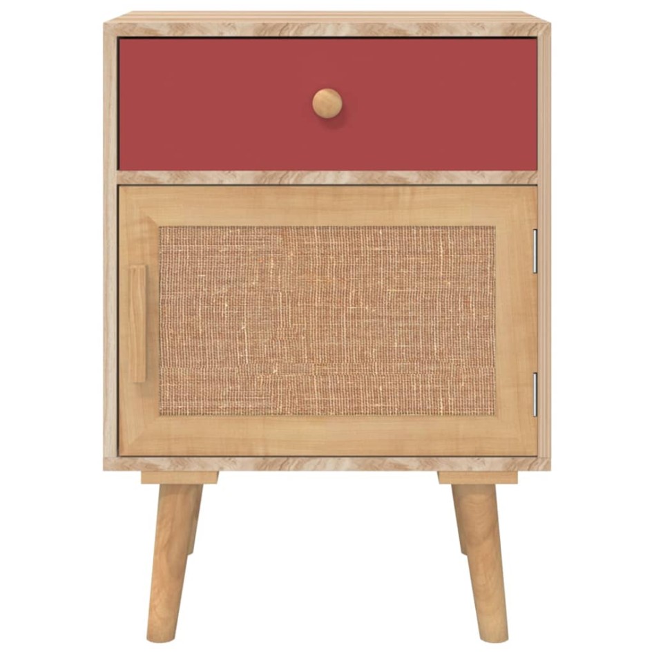 Mesitas de noche 2 uds madera contrachapada 40x30x55