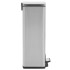 Cubo basura con pedal antihuellas 30L acero inoxidable