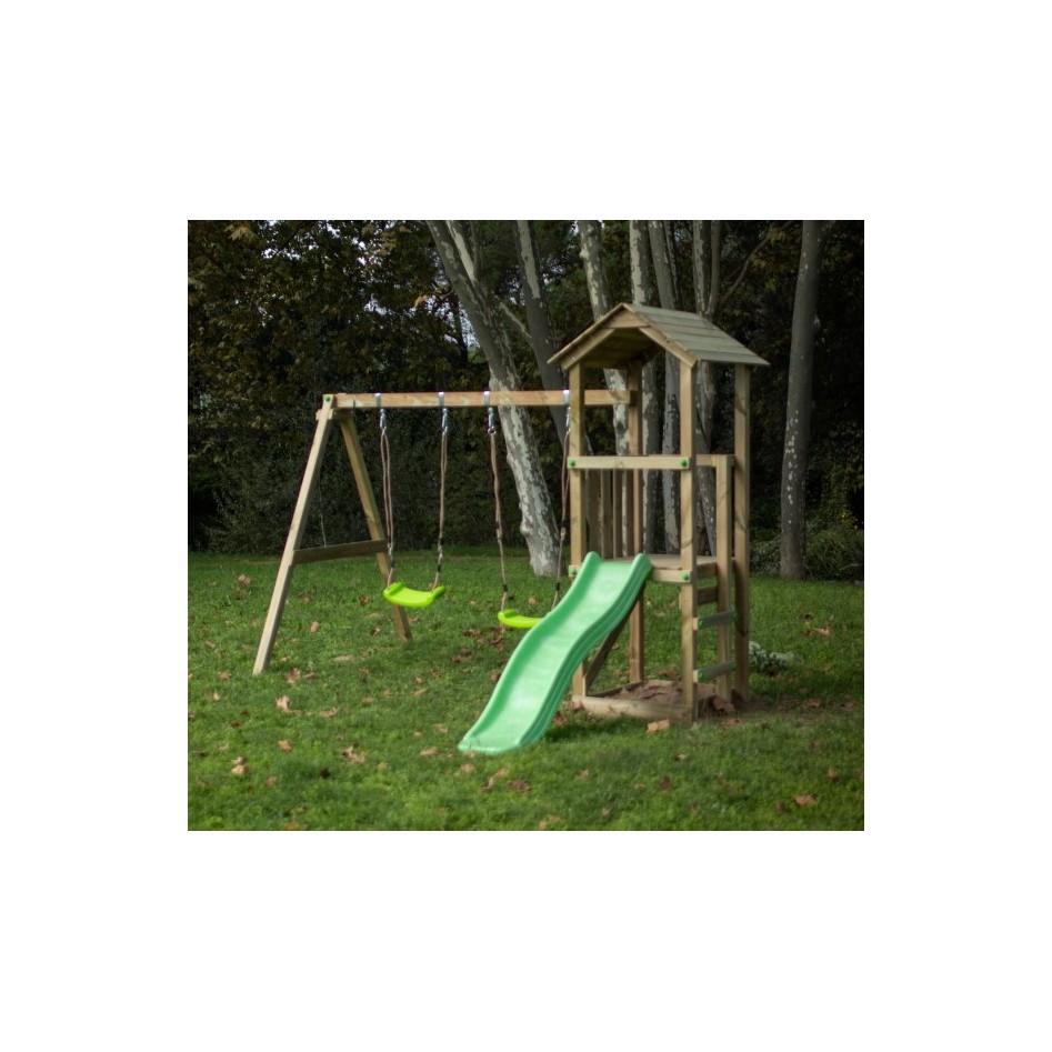 Parque Infantil Carlit M con columpio doble