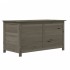 Baúl para cojines madera de abeto gris antracita 100x50x56