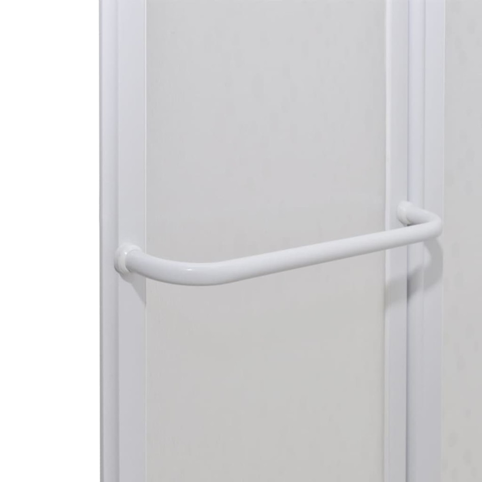 Mampara de ducha con 7 paneles plegables y