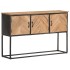 Aparador de madera maciza de acacia 120x30x75