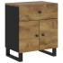 Mesita de noche madera mango madera contrachapada 50x33x60
