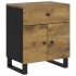 Mesita de noche madera mango madera contrachapada 50x33x60