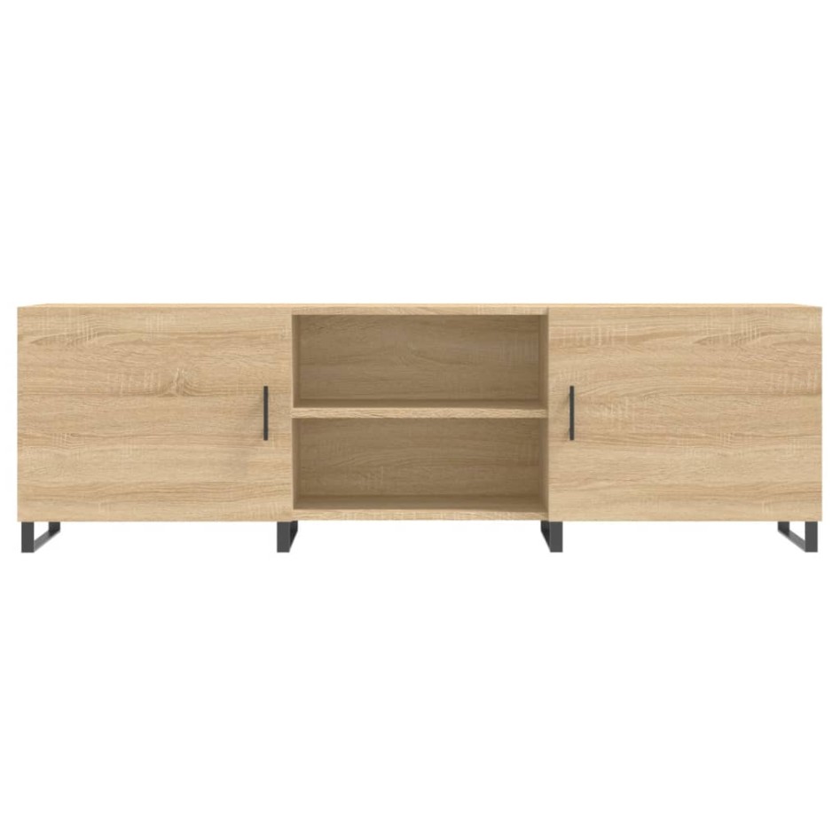Mueble para TV madera de ingeniería roble Sonoma 150x30x50