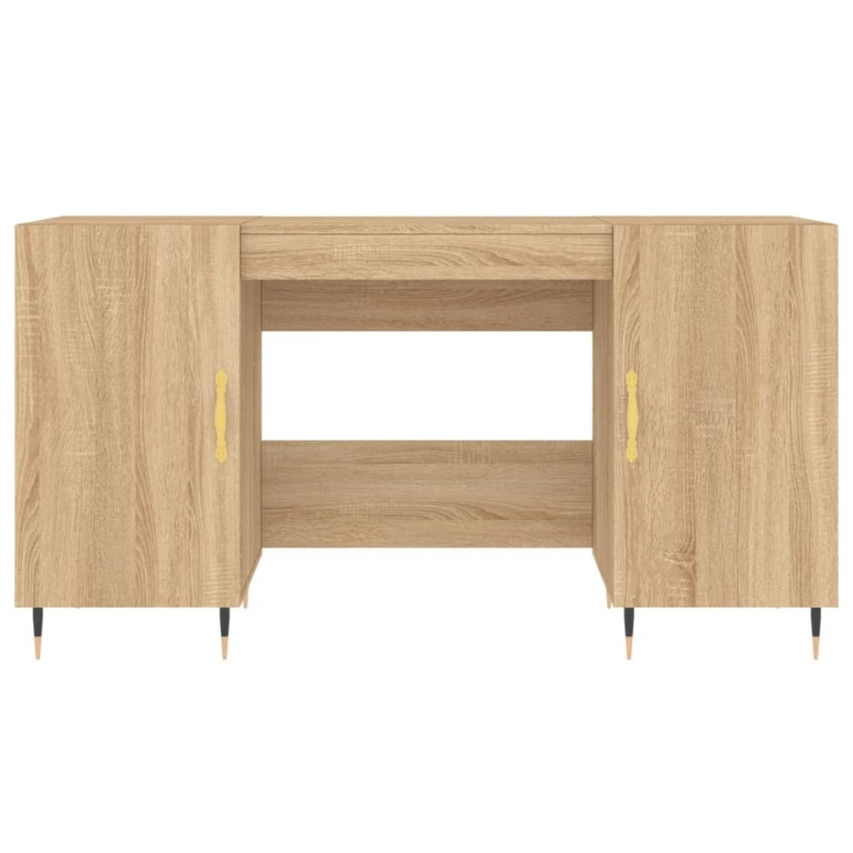 Escritorio madera de ingeniería roble Sonoma 140x50x75