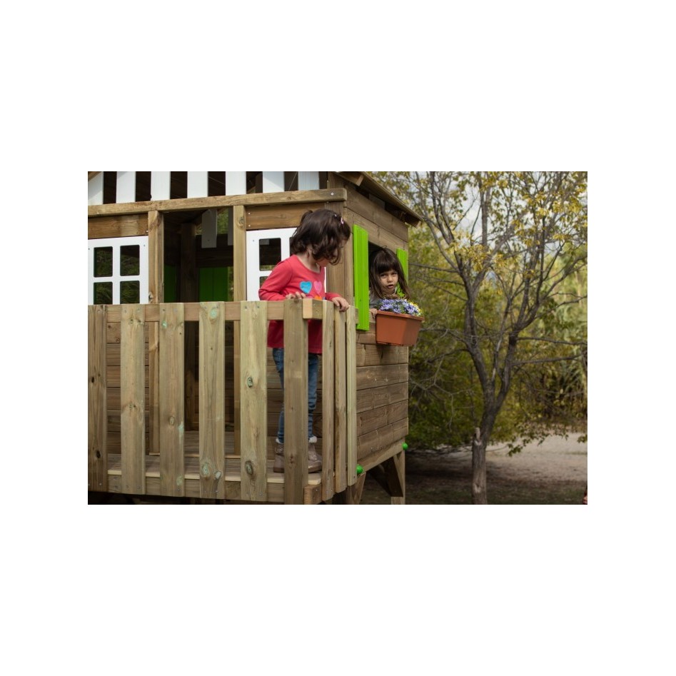 Torre Lollipop L con columpio doble