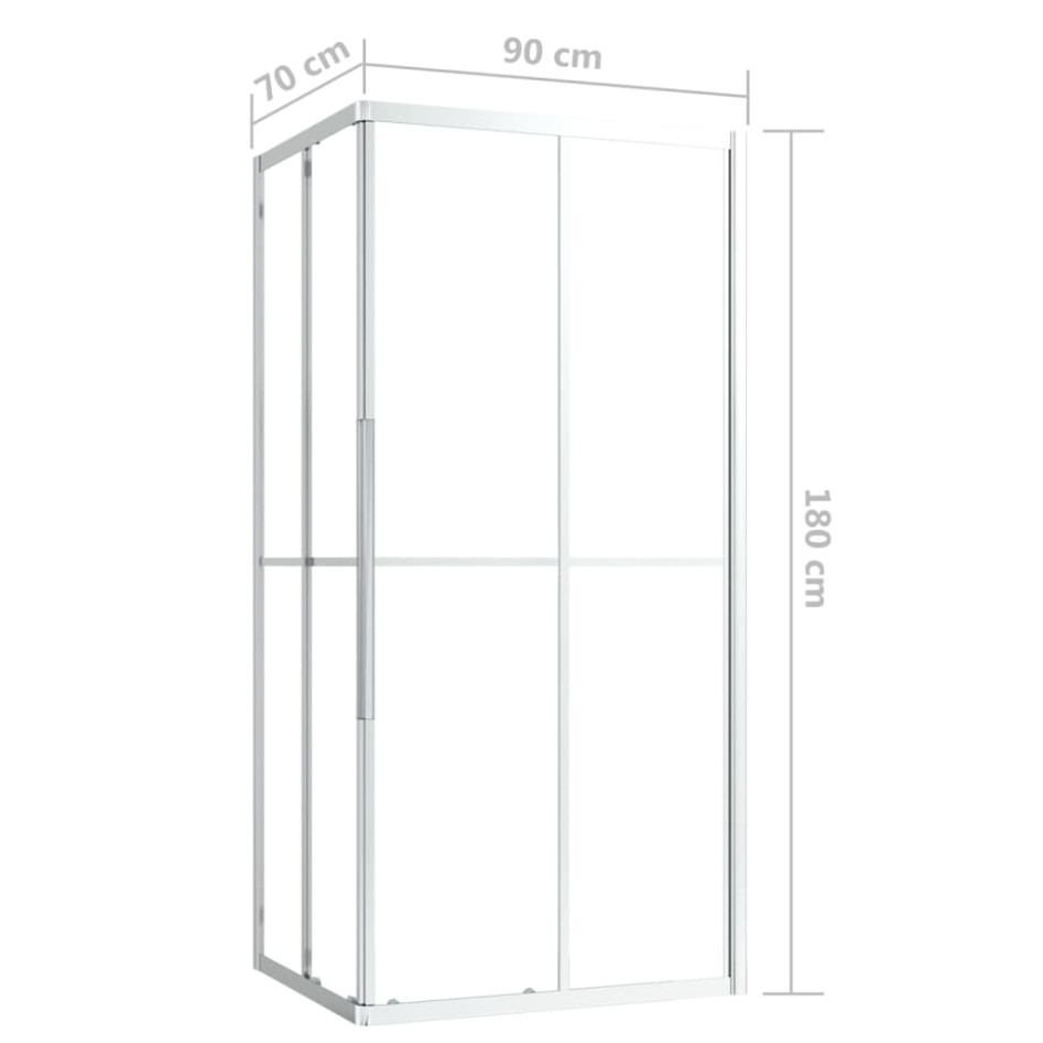 Cabina de ducha ESG 90x70x180