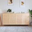 Puerta de armario de lamas 4 uds madera de pino 99,3x59,4 cm