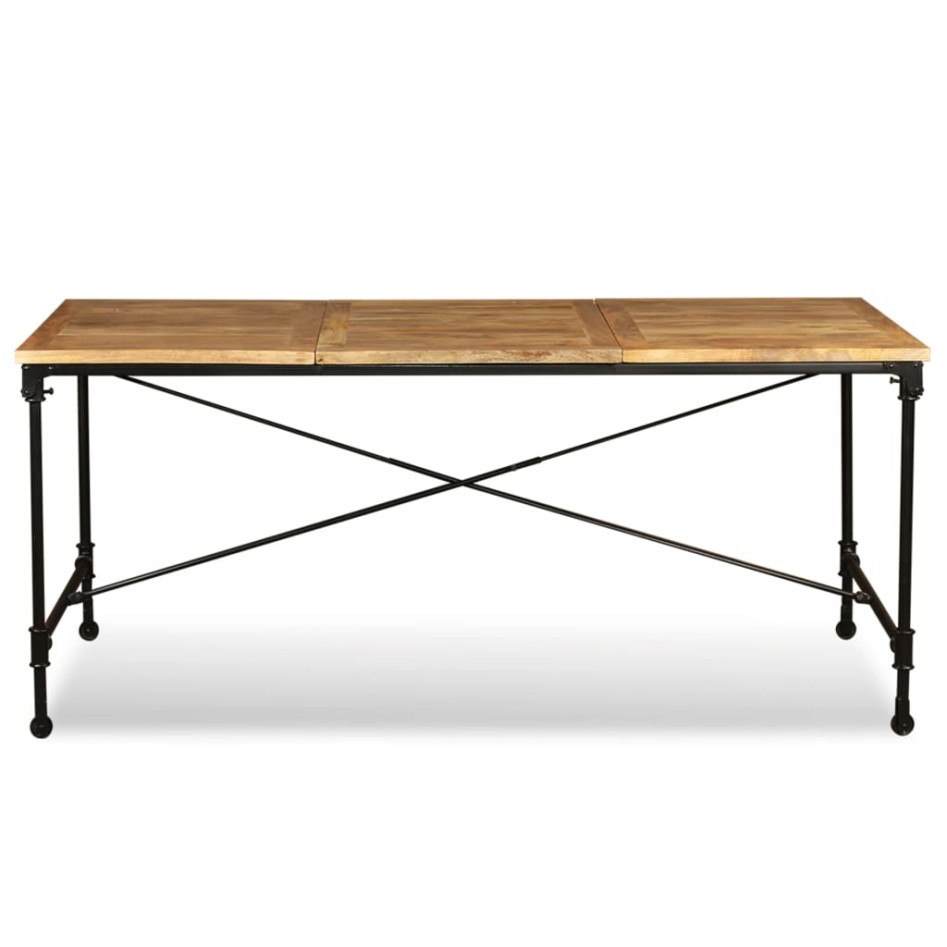 Mesa de comedor de madera maciza de mango 180