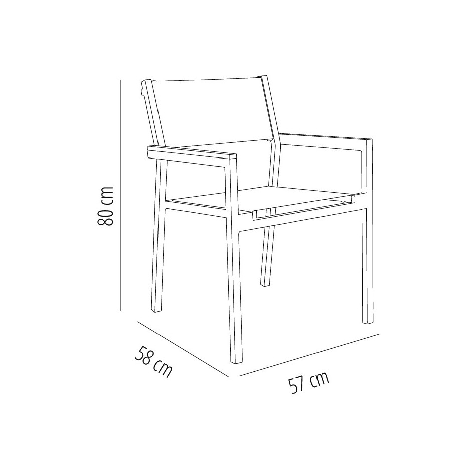 Silla Shio Textilene