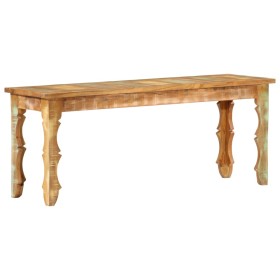 Banco de madera maciza reciclada 110x35x45
