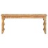 Banco de madera maciza reciclada 110x35x45
