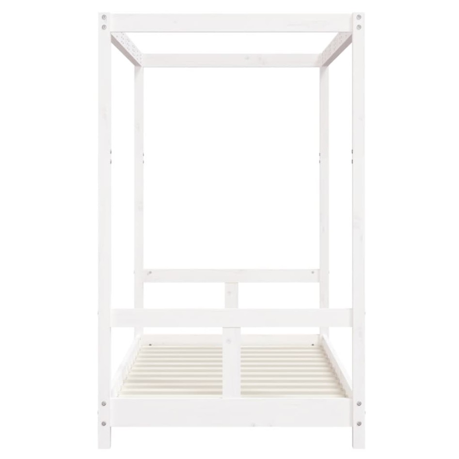 Estructura de cama para niños madera de pino blanco 80x160