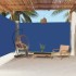 Toldo lateral retráctil azul 220x600
