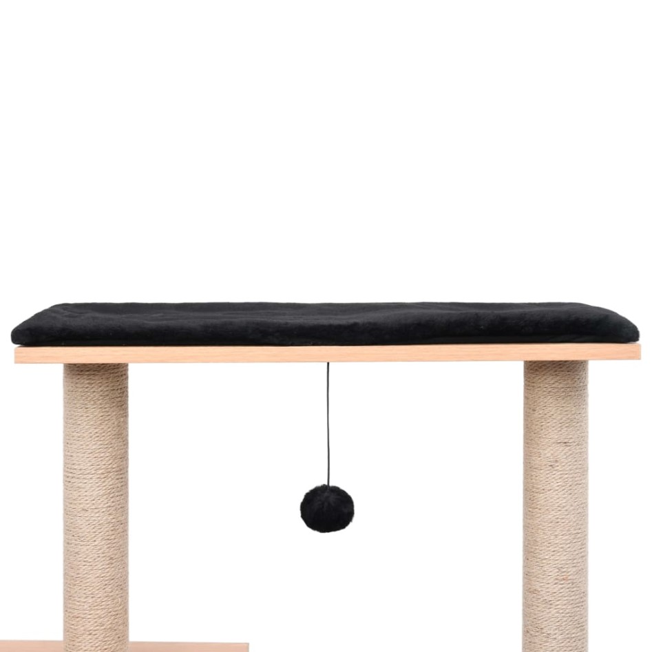 Rascador para gatos con alfombra rascadora de sisal 104