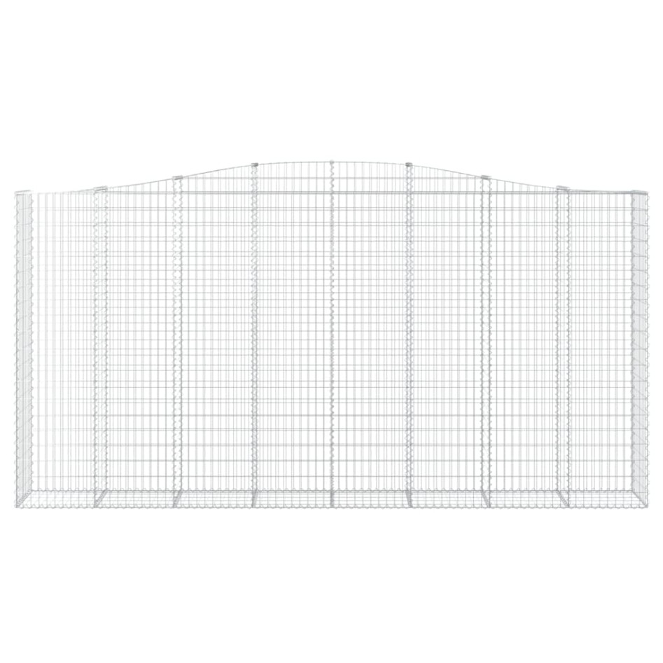 Cesta gaviones forma arco hierro galvanizado 400x50x200/220