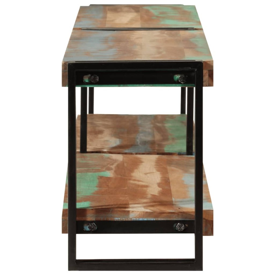 Mueble de TV madera maciza reciclada 200x30x40