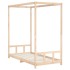 Estructura de cama infantil madera maciza de pino 90x190