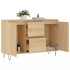 Aparador de madera de ingeniería roble Sonoma 104x35x70