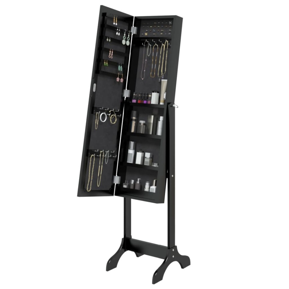 Espejo de pie negro 34x37x146