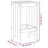 Taburetes altos de cocina 2 uds madera maciza pino 40x36x75