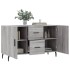 Aparador de madera de ingeniería gris Sonoma 100x36x60