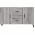 Aparador de madera de ingeniería gris Sonoma 100x36x60