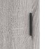 Aparador de madera de ingeniería gris Sonoma 100x36x60