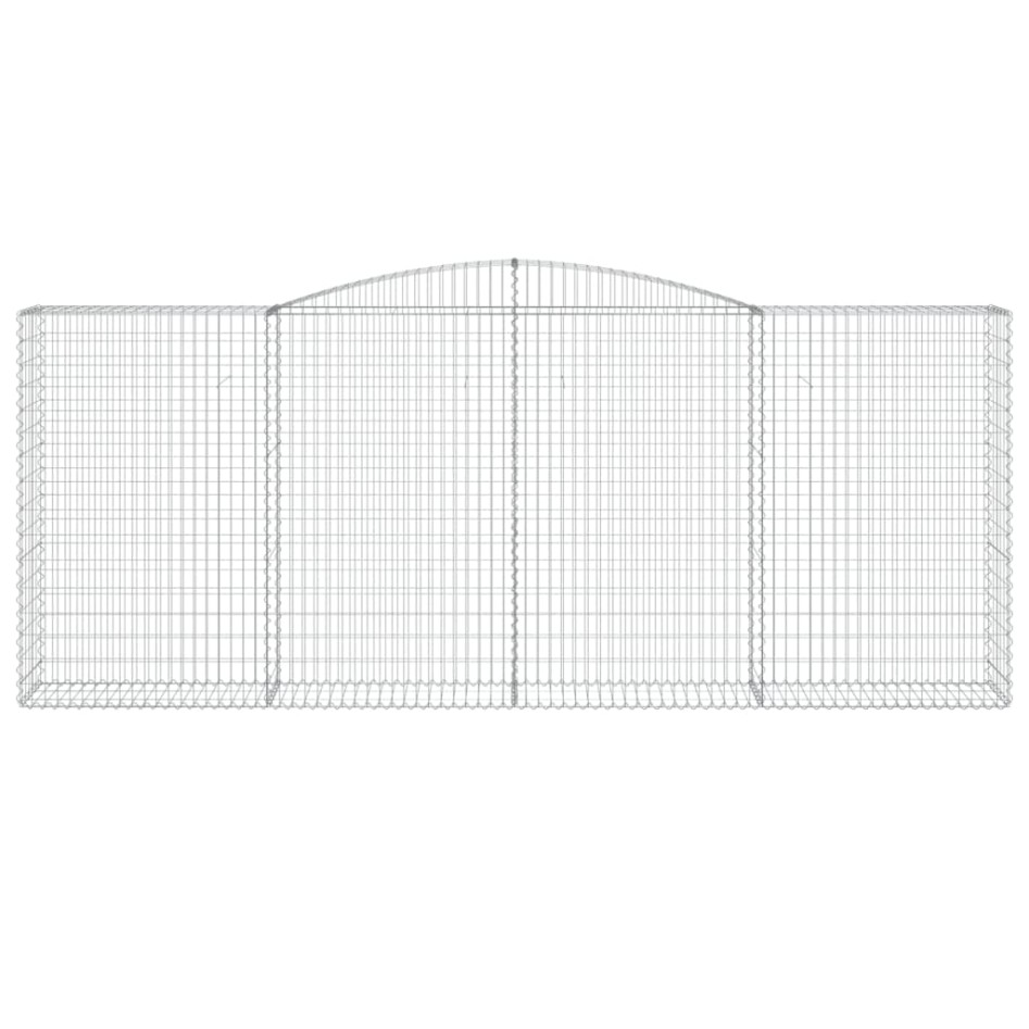 Cesta gaviones forma arco hierro galvanizado 400x50x160/180