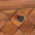 Mesa de centro de madera maciza de acacia 68x68x38