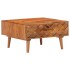 Mesa de centro de madera maciza de acacia 68x68x38