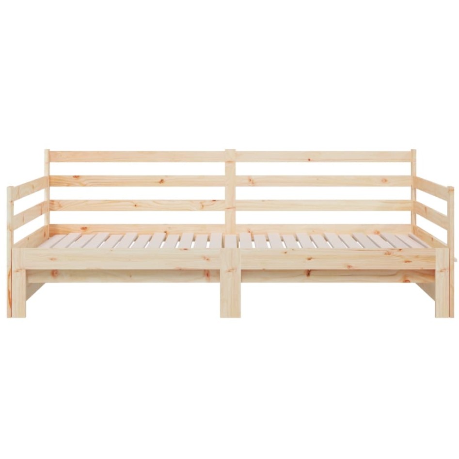 Sofá cama extraíble madera maciza de pino 2x(90x190)